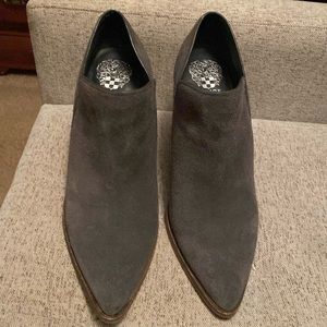 Vince Camuto Gray Suede Shoe Booties. Hardly Worn